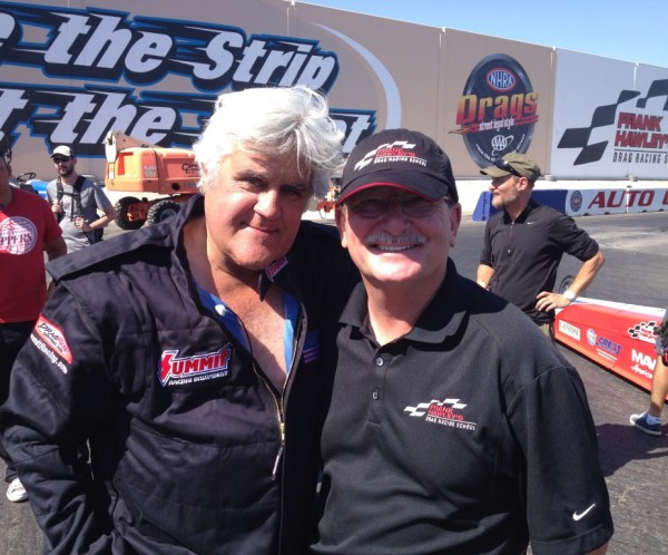 Jay Leno Goes Drag Racing! - Frank Hawley